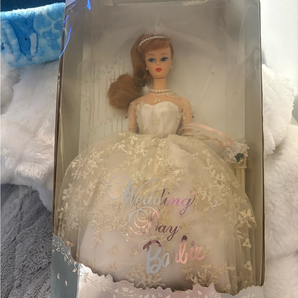 Wedding day Barbie 1996 vintage box damage shelf ware  NIB - Picture 11 of 16